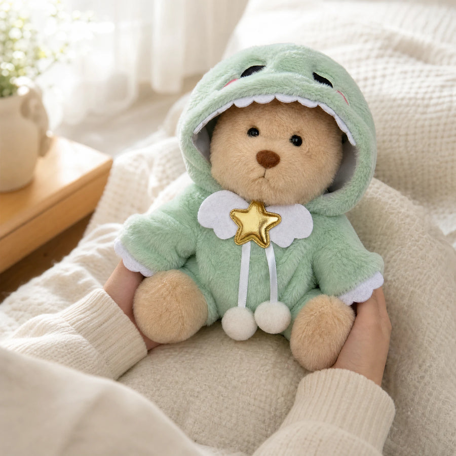 Articulated Teddy Bear with Dinosaur Costume - Utilisation du produit