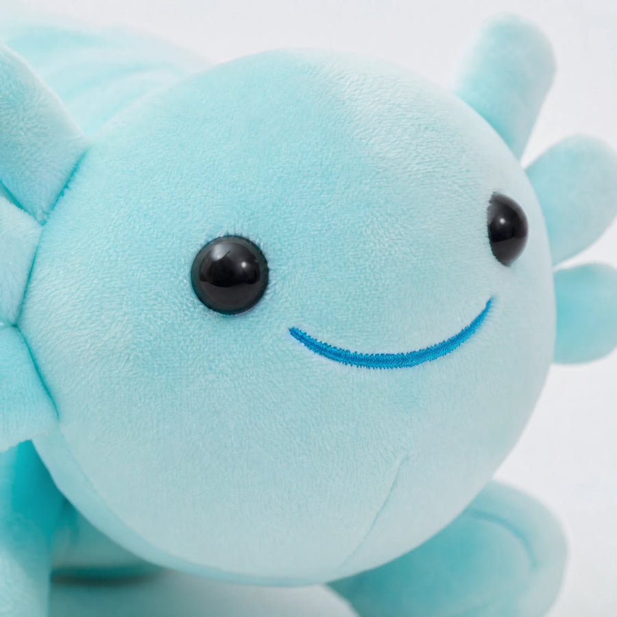 Axolotl Plush with Soft Textured Body and Smile - Détail matière