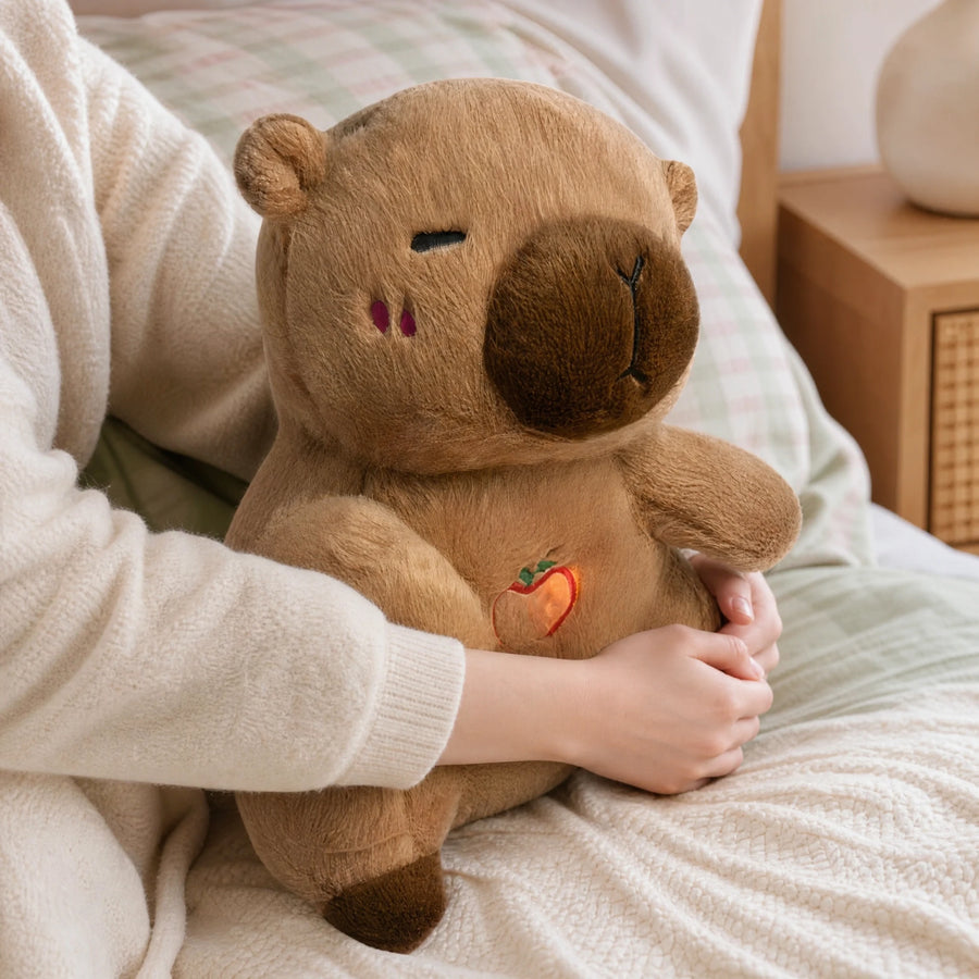 Breathing Capybara Plush with Lullaby Music and Realistic Motion - Utilisation du produit