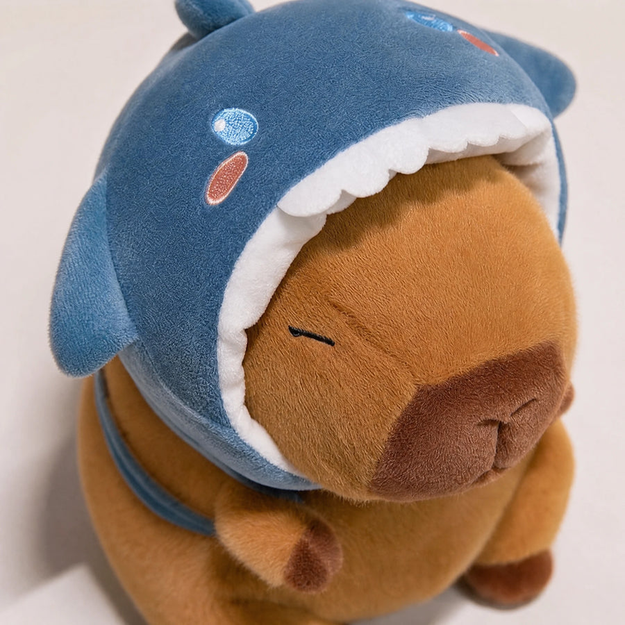 Capybara Plush with Animal Costume Designs - Détail matière