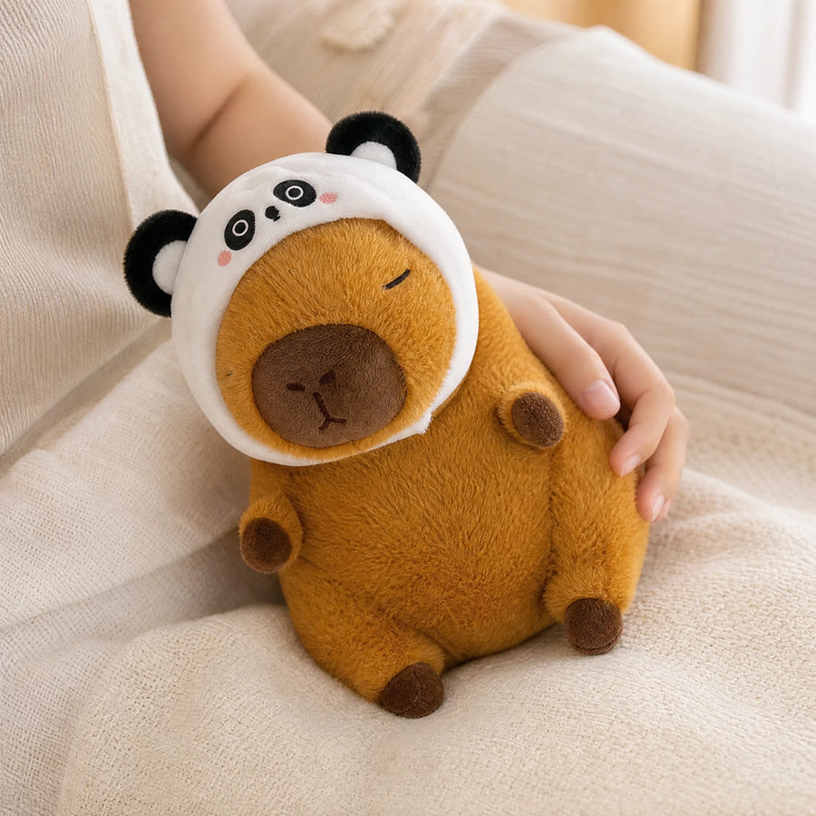 Capybara Plush with Animal Hat, Soft Stuffed Toy - Utilisation du produit