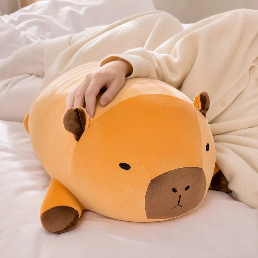 Capybara Plush with Round Body and Soft Stuffing - Utilisation du produit
