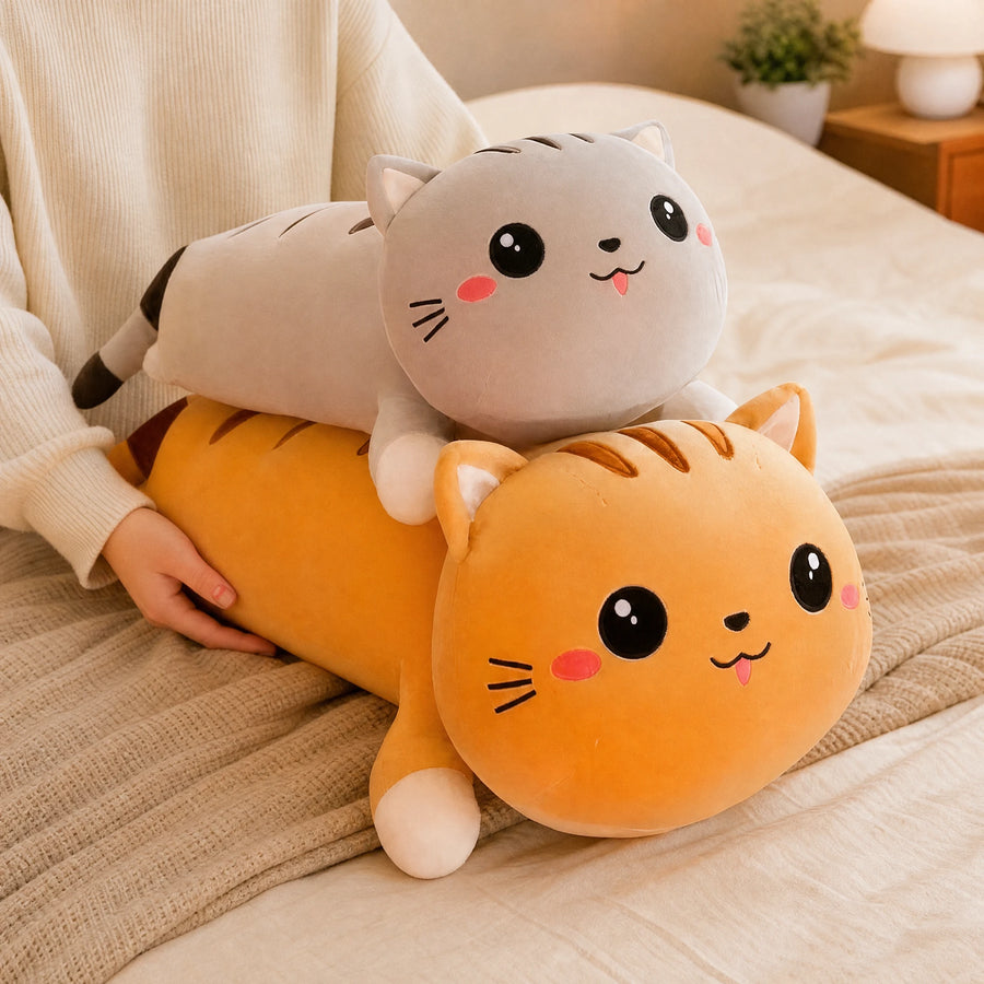 Cat Pillow Plush with Soft Cotton Body and Cute Design - Utilisation du produit