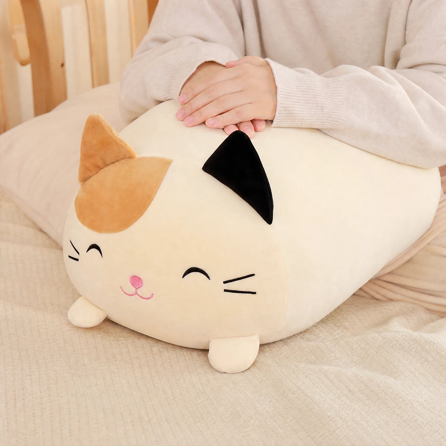 Cat Plush Pillow with Soft Rounded Shape - Utilisation du produit