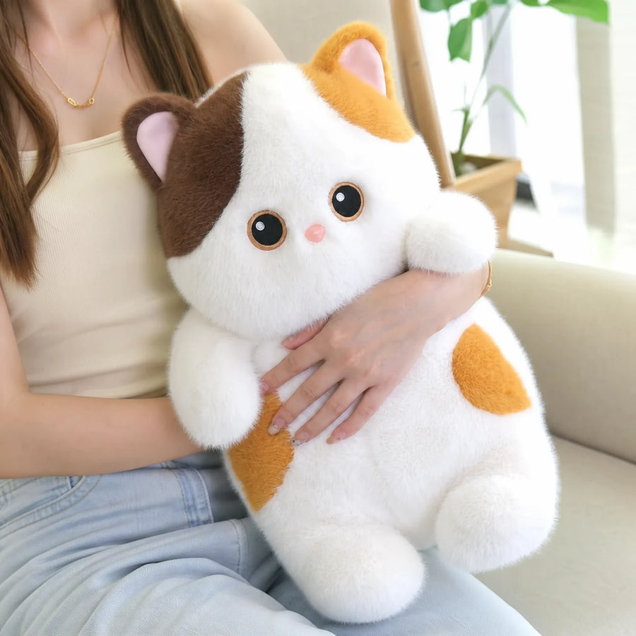Cat Stuffed Animal, Calico Kitten with Chubby Cheeks - Utilisation du produit