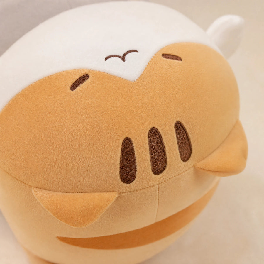 Chubby Cat Plush in Mochi Style with Soft Cotton Fill - Détail matière