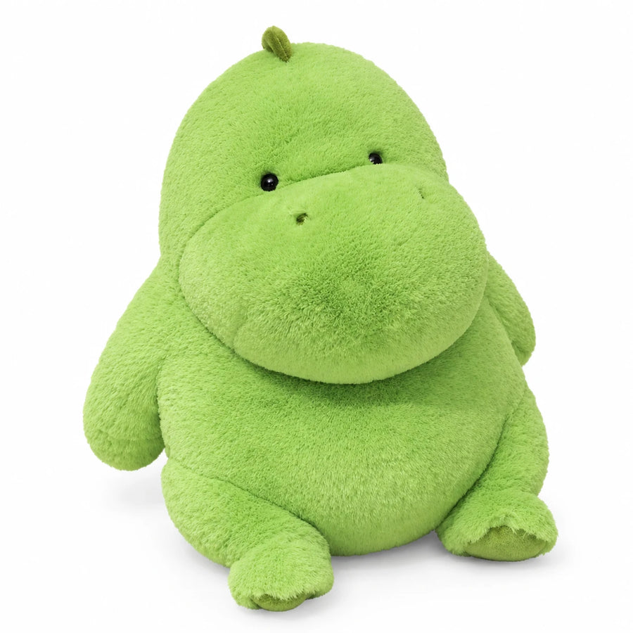 Chubby Plush Toy with Round Belly and Soft Filling - Dinosaur / 9in / 23cm … (3 tailles)