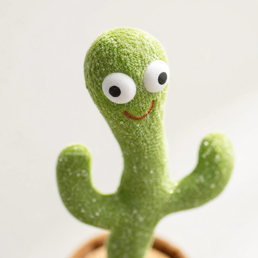 Dancing Cactus Plush Toy with Music and Movement - Détail matière
