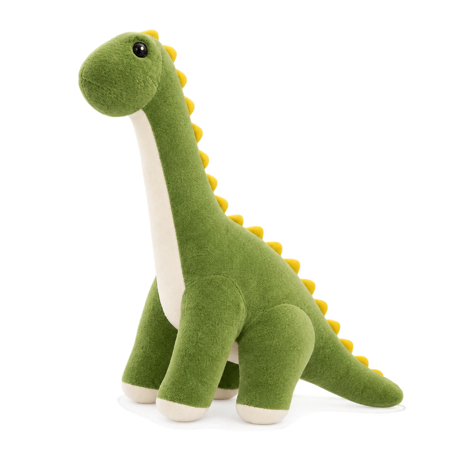 Dinosaur Plush Toy Long Neck Brachiosaurus Blue - Munchie - Green / 14in / 35cm … (4 tailles)