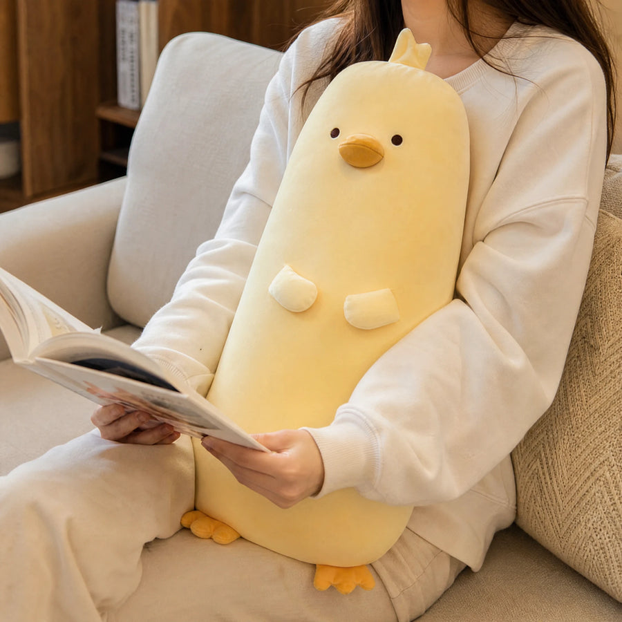 Duck Body Pillow with Soft Plush and Feet - Utilisation du produit