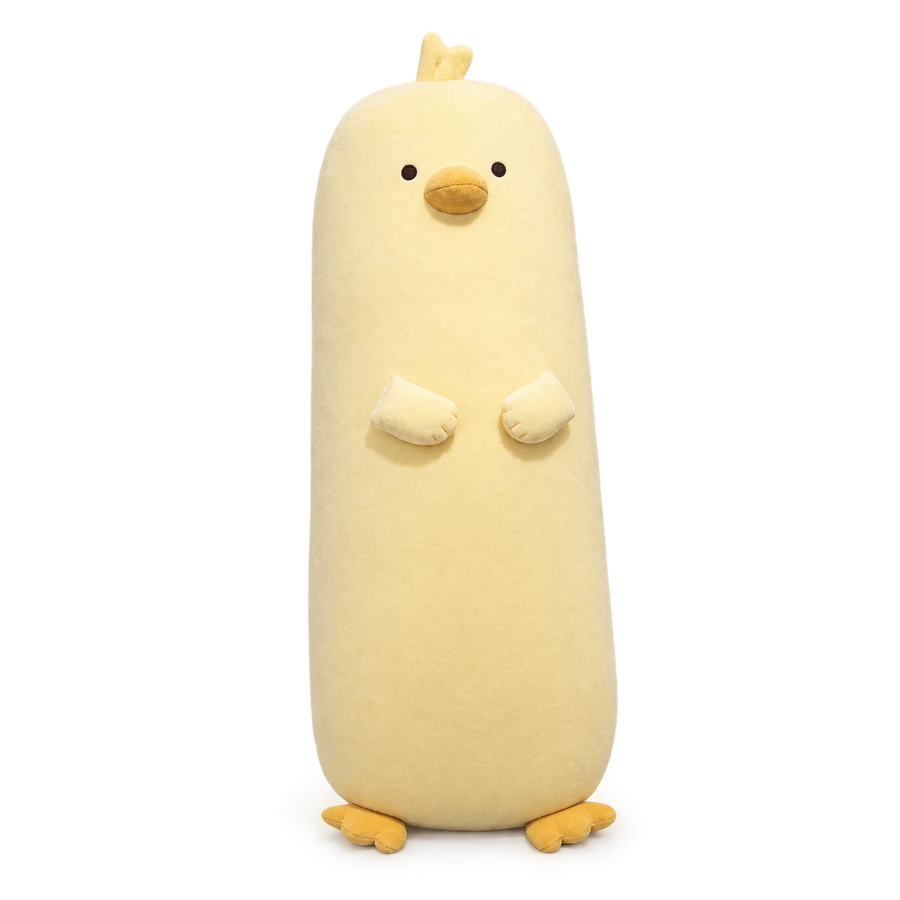 Duck Body Pillow with Soft Plush and Feet - Yellow / 27in / 70cm · Yellow / 35in / 90cm