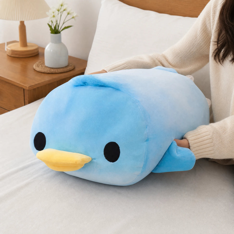 Duck Plush Pillow in Laying Pose - Utilisation du produit