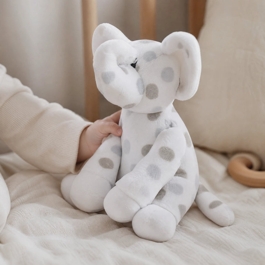 Elephant Plush with Soft Spotted Pattern - Utilisation du produit