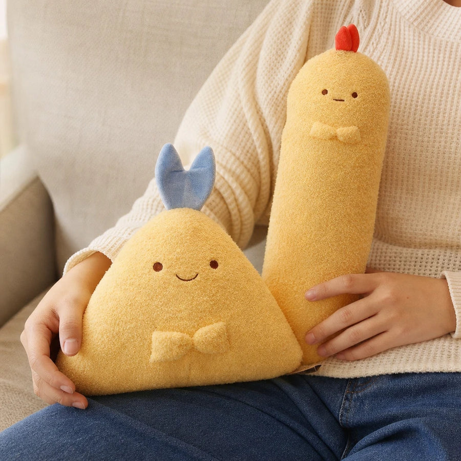 Food Plush Toy Fried Shrimp Family Set of Three - Utilisation du produit