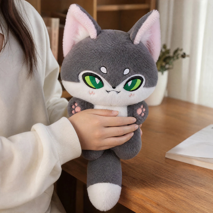 Fox Plush Toy with Long Fluffy Tail and Paw Details - Utilisation du produit