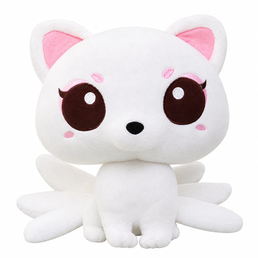Fox Plush Winged Fantasy Character with Big Eyes - 15.5in / 40cm · 12in / 30cm · 8in / 20cm