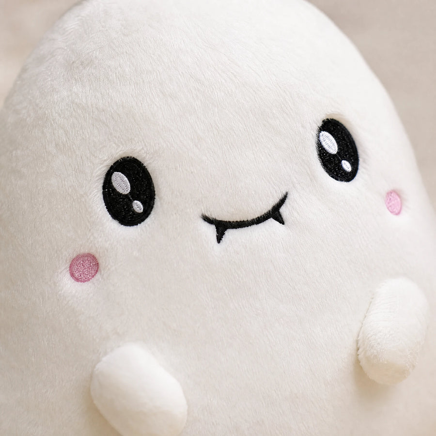 Ghost Plush with Kawaii Grim Reaper Design for Halloween - Détail matière