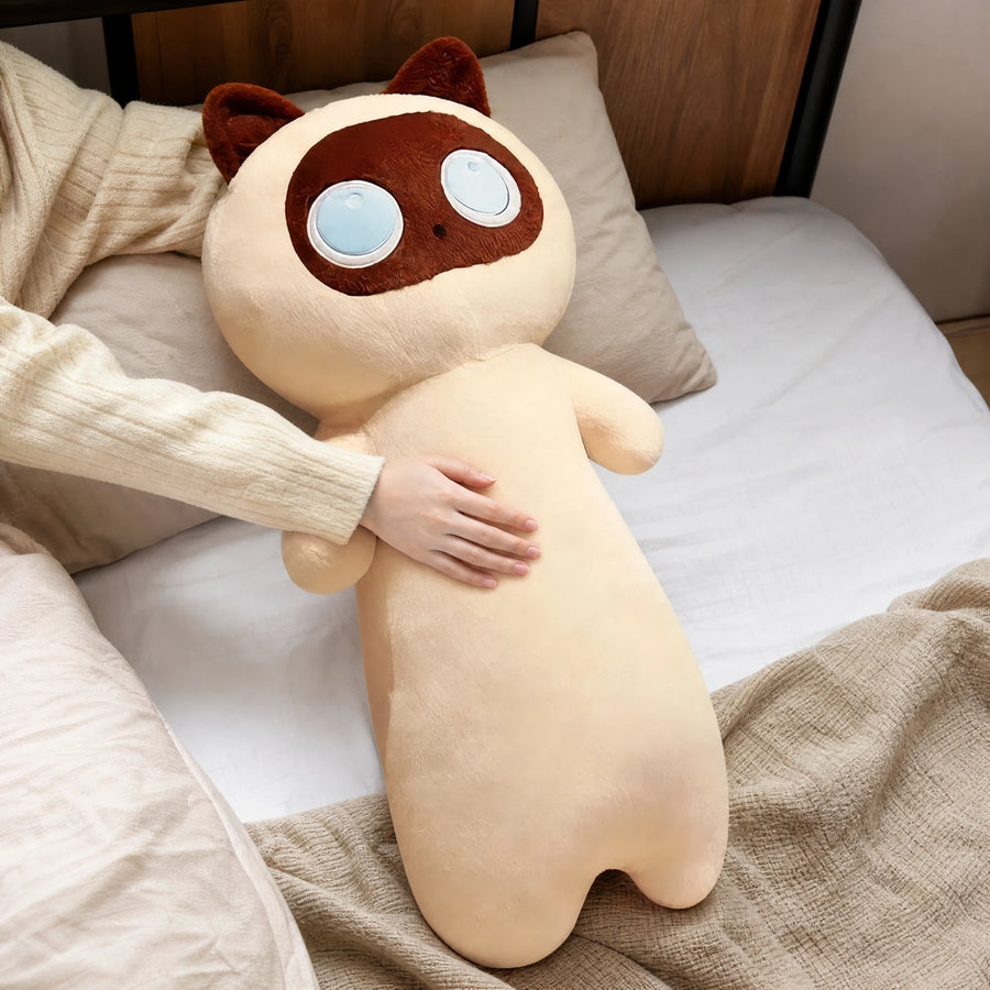 Giant Cat Plush with Oversized Eyes – 51 Inch Cuddle Companion - Utilisation du produit
