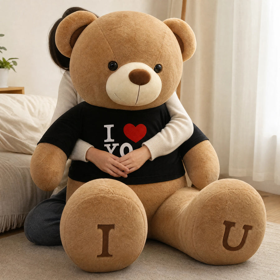 Giant Teddy Bear with I Love You T-Shirt - Utilisation du produit