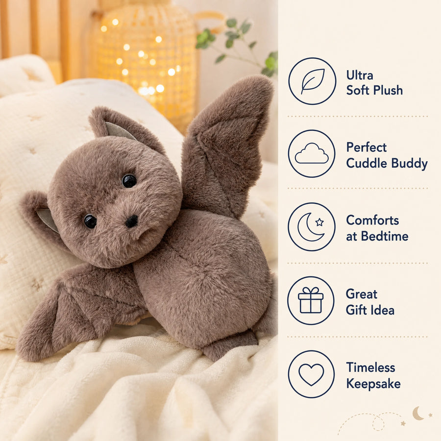 Kawaii Bat Plush with Soft Wings and Sweet Expression - Bénéfices produit