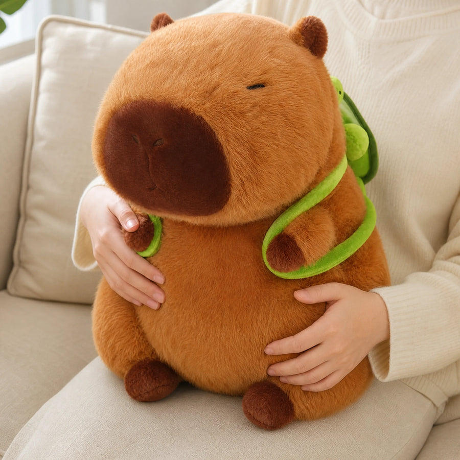 Kawaii Capybara Plush with Backpack Character Designs - Utilisation du produit