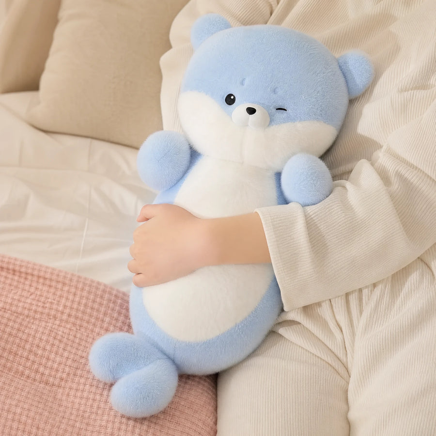 Kawaii Seal Plush - Chubby Blue Character Soft Toy - Utilisation du produit