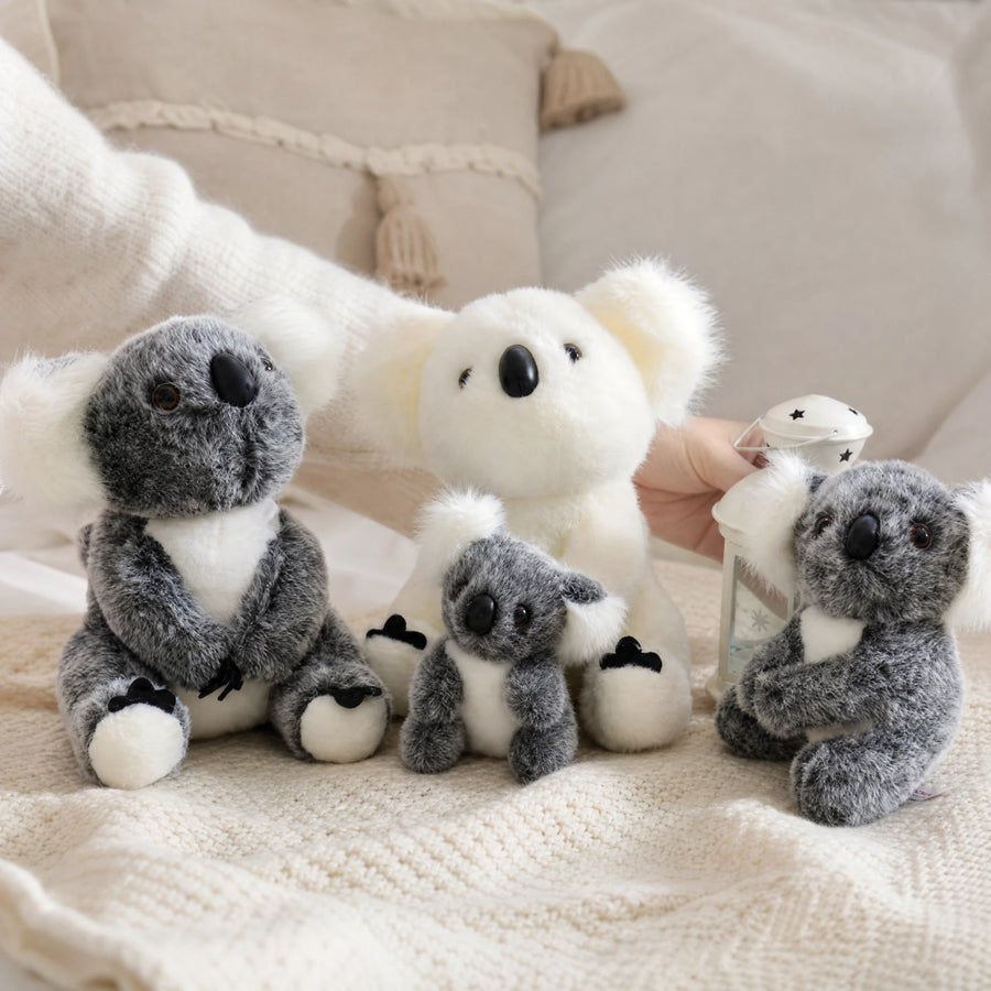 Koala Plush Toy Family in Grey and White - Utilisation du produit