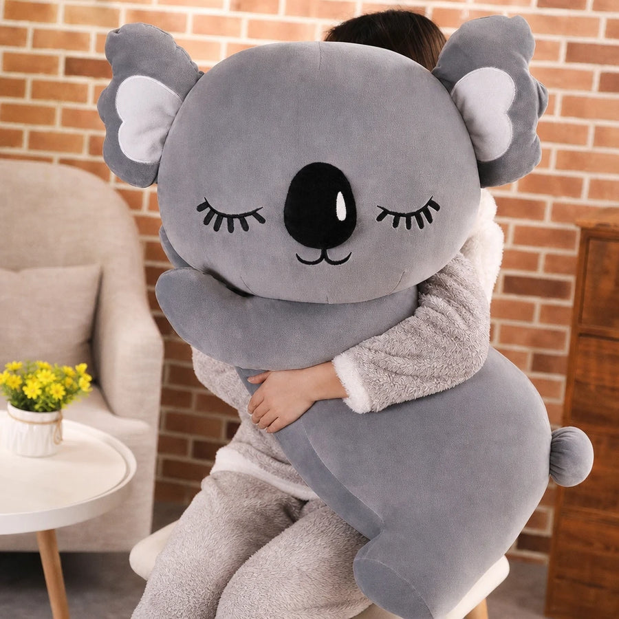 Koala Plush Toy with Closed Eyes and Cuddly Design - Utilisation du produit