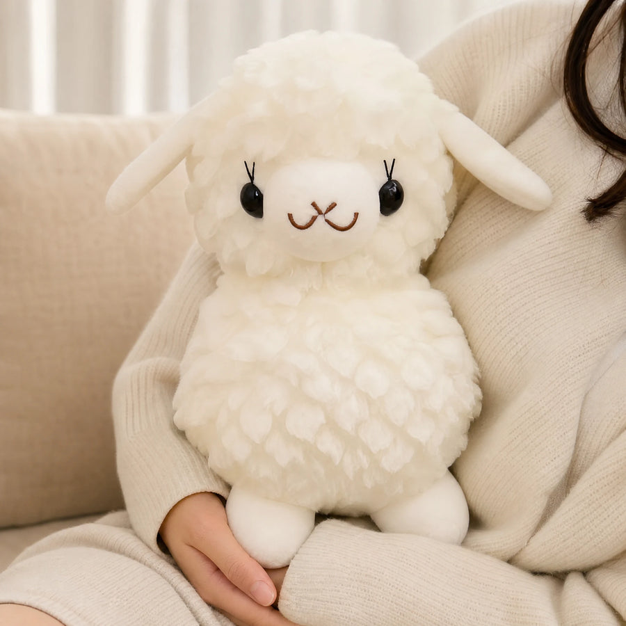 Lamb Plush with Fluffy Fleece Texture in Cream White - Utilisation du produit