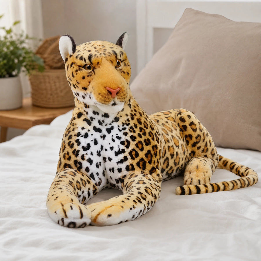 Leopard Plush in Lifelike Spotted Design - Utilisation du produit