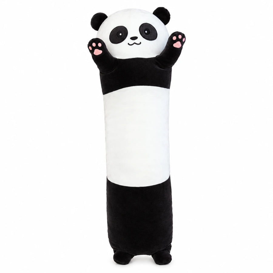 Long Body Pillow Plush - Animal Characters with Huggable Design - Kuba / Panda / 27in / 70cm … (3 tailles)