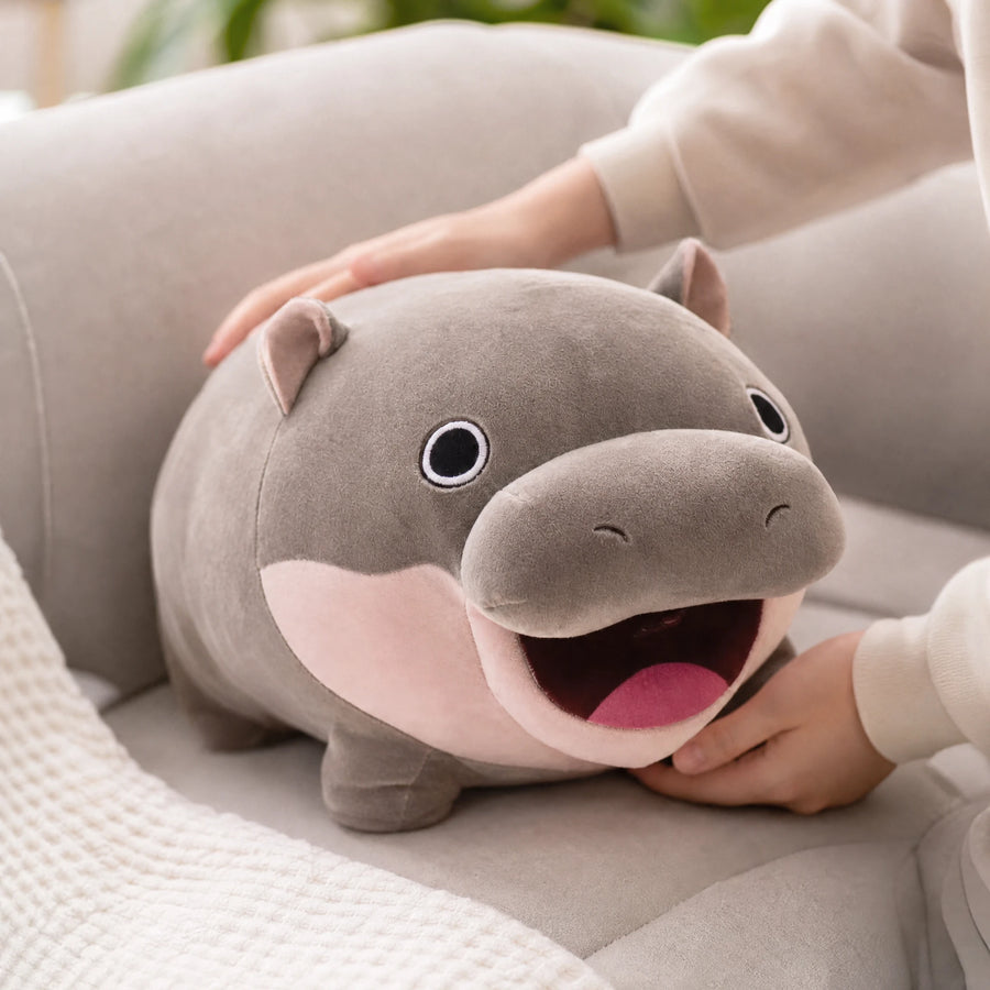 Moo Deng Hippo Plush – Viral Baby Hippo Stuffed Animal - Utilisation du produit