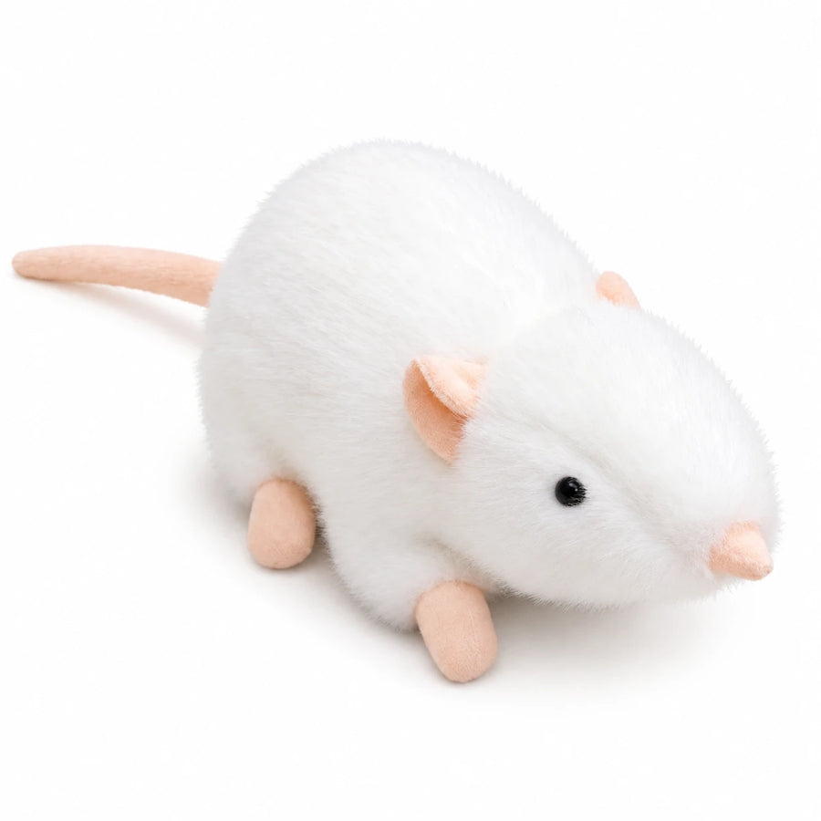 Mouse Stuffed Animal Set of 3 in White, Brown, Grey - White / 11in / 30cm … (4 tailles)