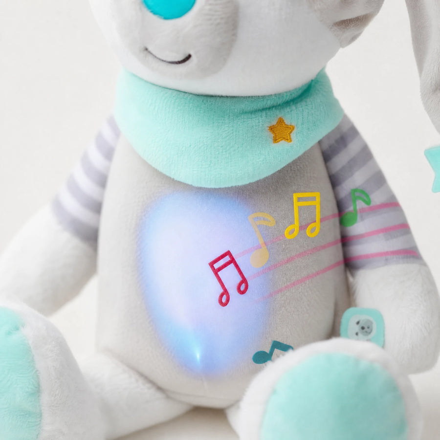 Musical Bear Nightlight Plush with Soothing Light - Détail matière