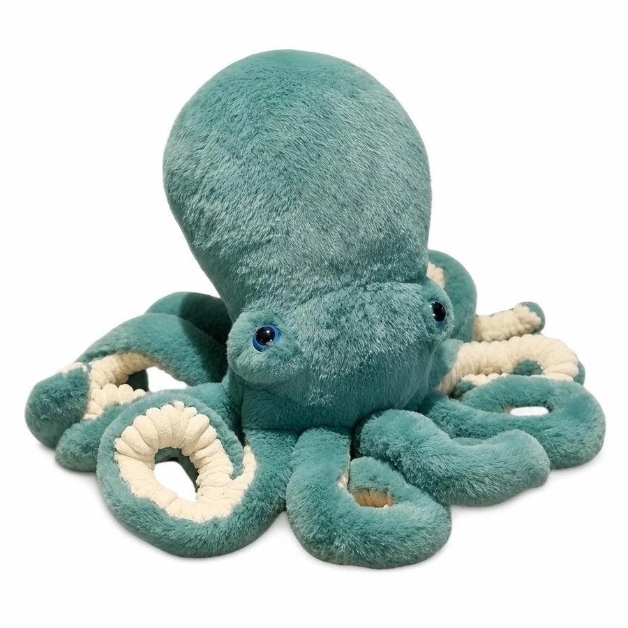 Octopus Plush with Textured Tentacles and Embroidered Eyes - 12in / 30cm … (4 tailles)