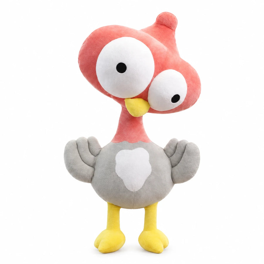 Ostrich Plush Toy with Big Eyes and Dangling Legs - 19.5in / 50cm · 27.5in / 70cm · 39.5in / 100cm