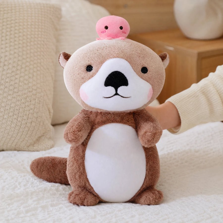 Otter Plush with Octopus Friend Kawaii Design - Utilisation du produit