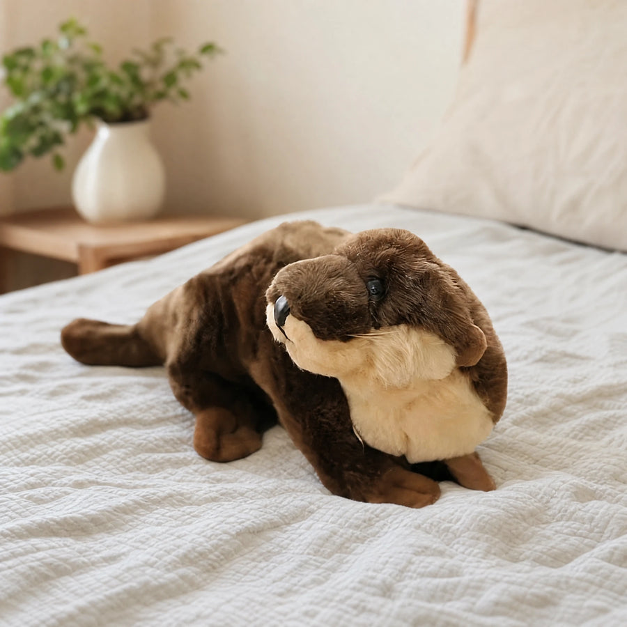 Otter Plush with Realistic Brown Coat - Utilisation du produit