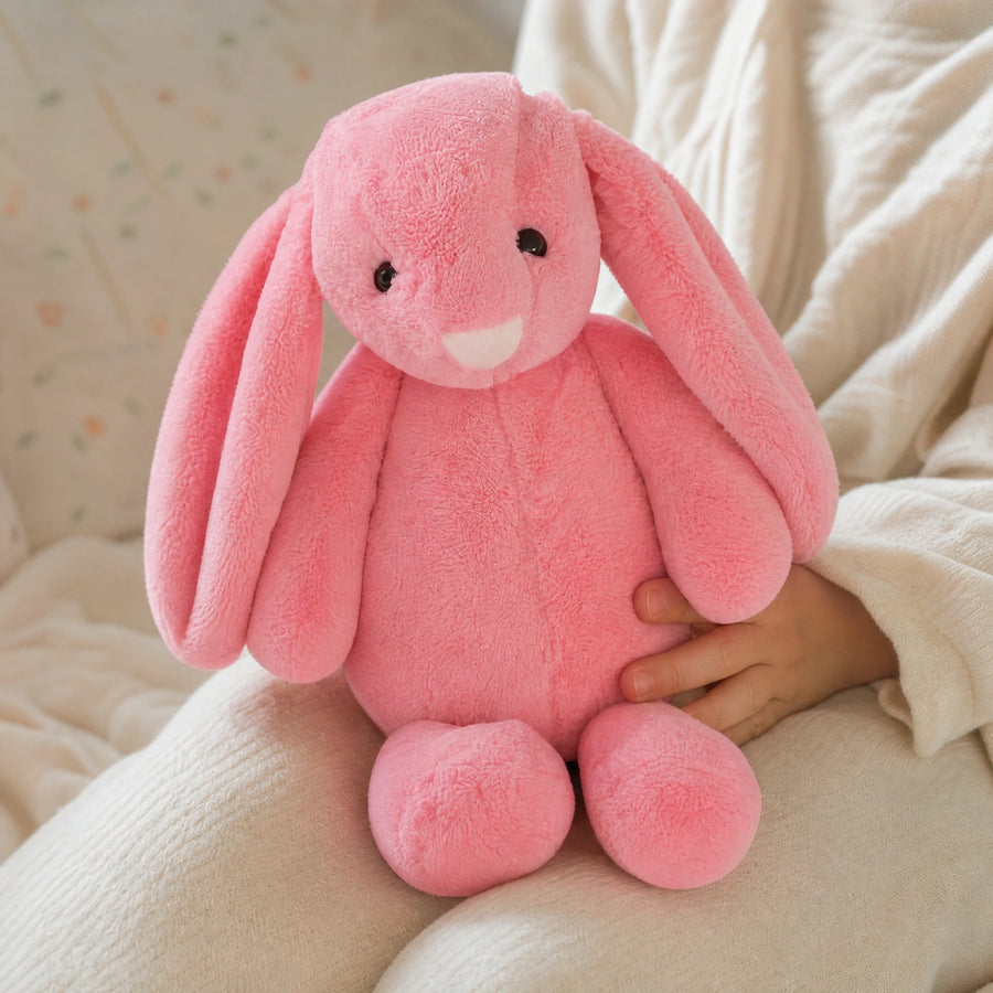 Pink Bunny Plush with Long Floppy Ears - Utilisation du produit