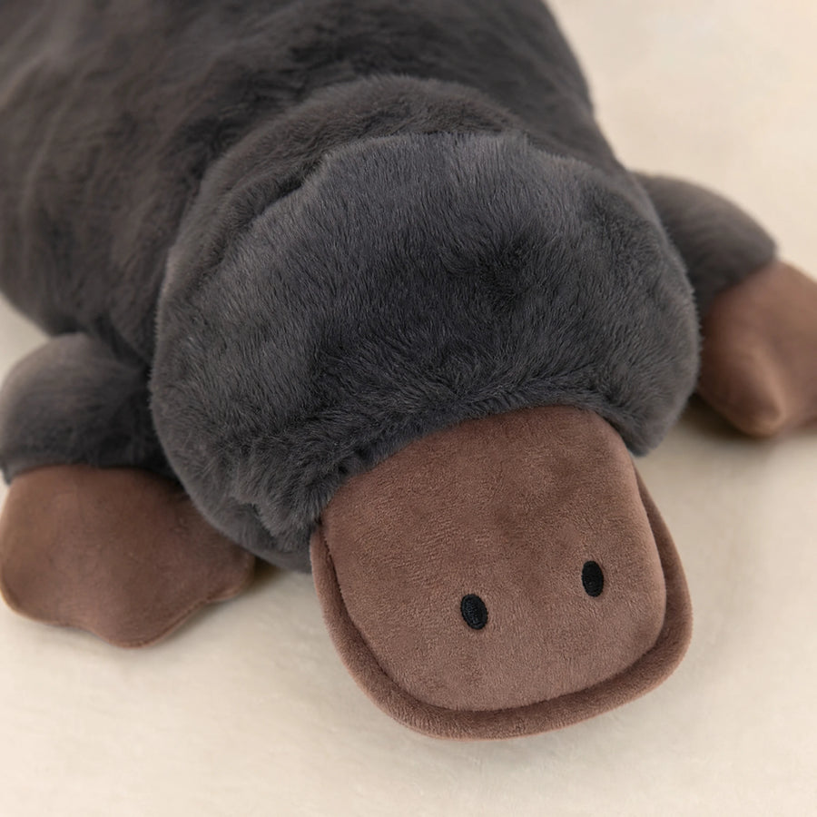 Platypus Plush, Giant Fluffy Stuffed Animal with Soft Cotton - Détail matière