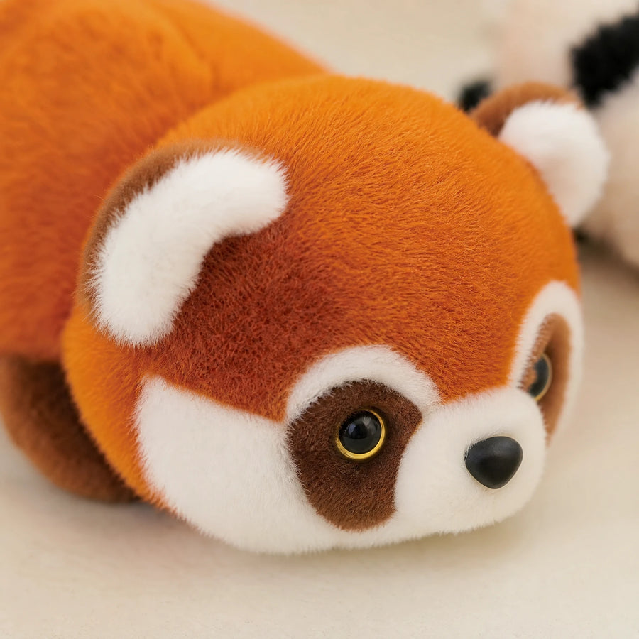 Reversible Plush Toy, Red Panda to Panda - Détail matière
