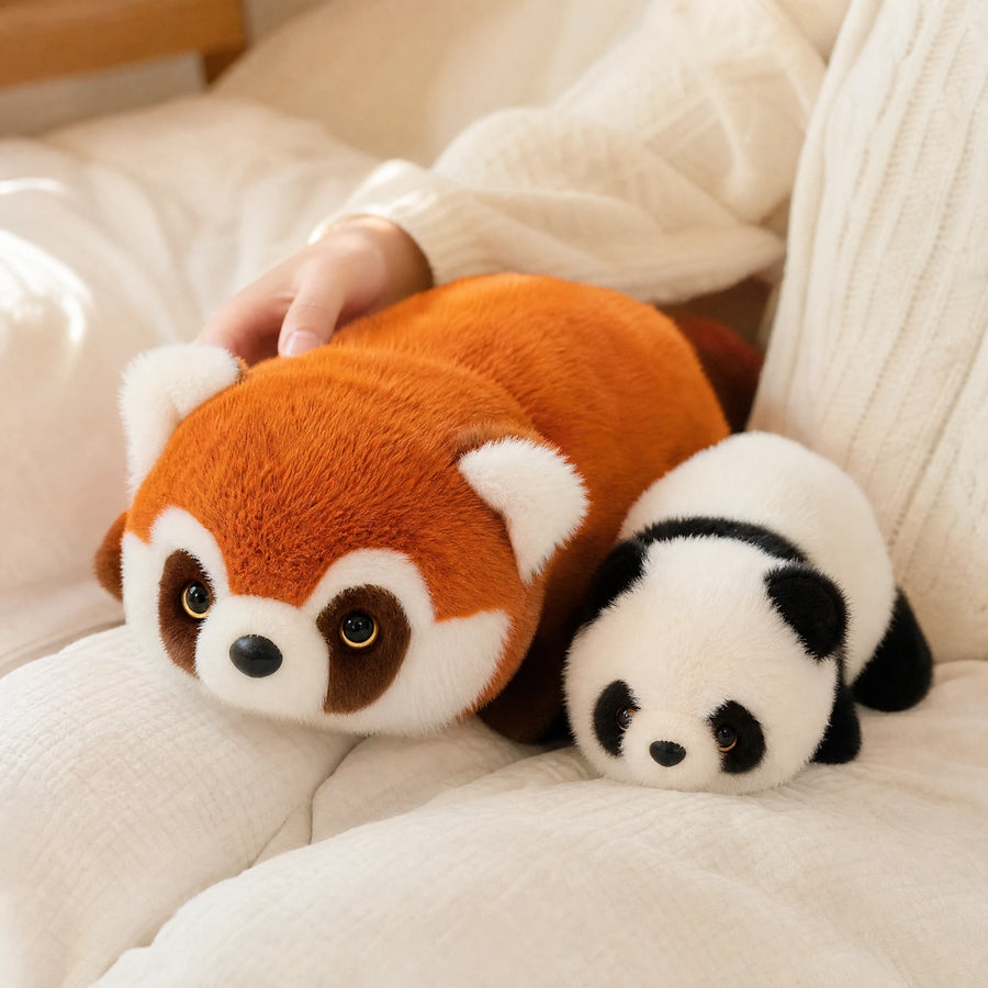 Reversible Plush Toy, Red Panda to Panda - Utilisation du produit