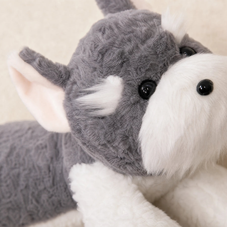 Schnauzer Plush in 3 Colors and Sizes – Soft Dog Toy - Détail matière