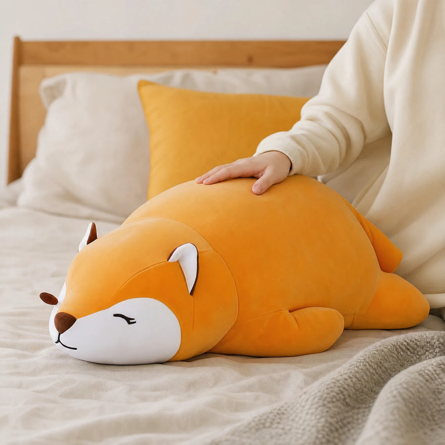 Sleeping Fox Plush with Soft Orange Fur – 78 cm - Utilisation du produit