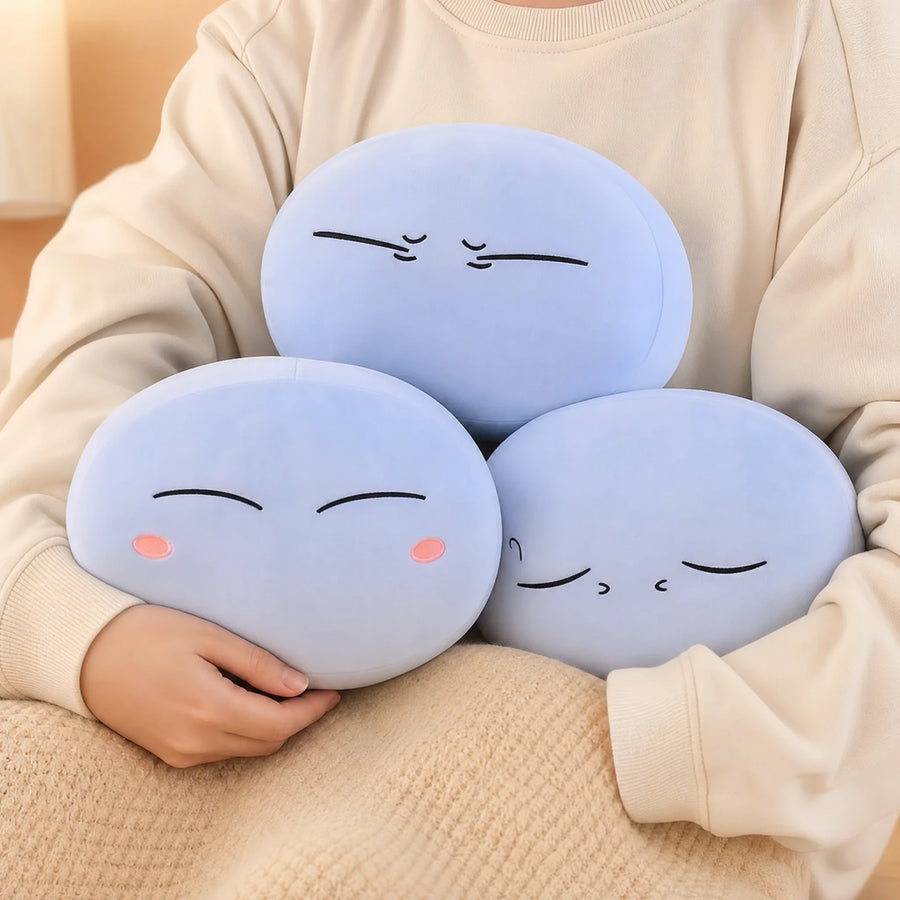 Slime Plush Cushion with Cute Facial Expressions - Utilisation du produit