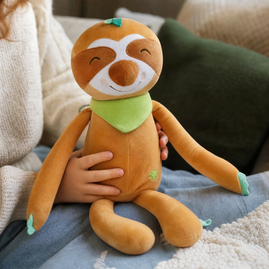 Sloth Plush Nightlight with Music and Soft Glow - Utilisation du produit