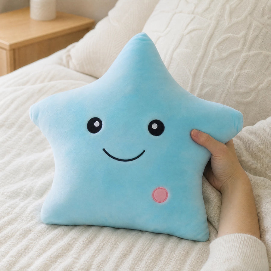 Star Plush Nightlight with Soft Glow and Smiling Face - Utilisation du produit