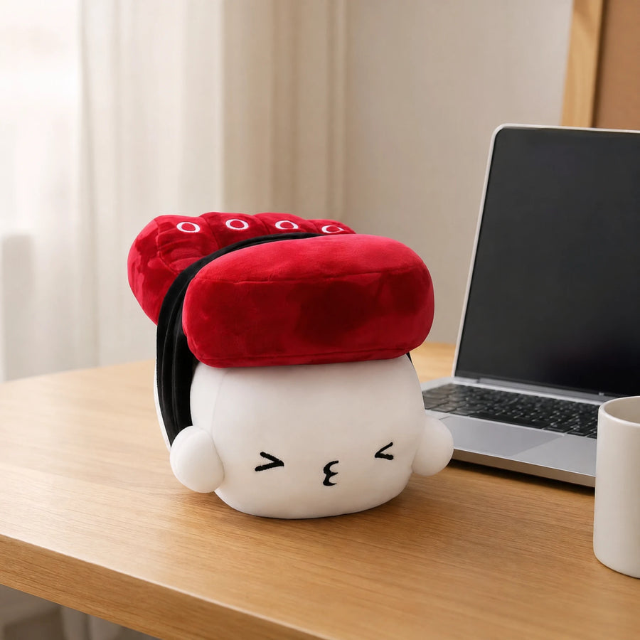 Sushi Plush Pillow with Squid Character Design - Utilisation du produit