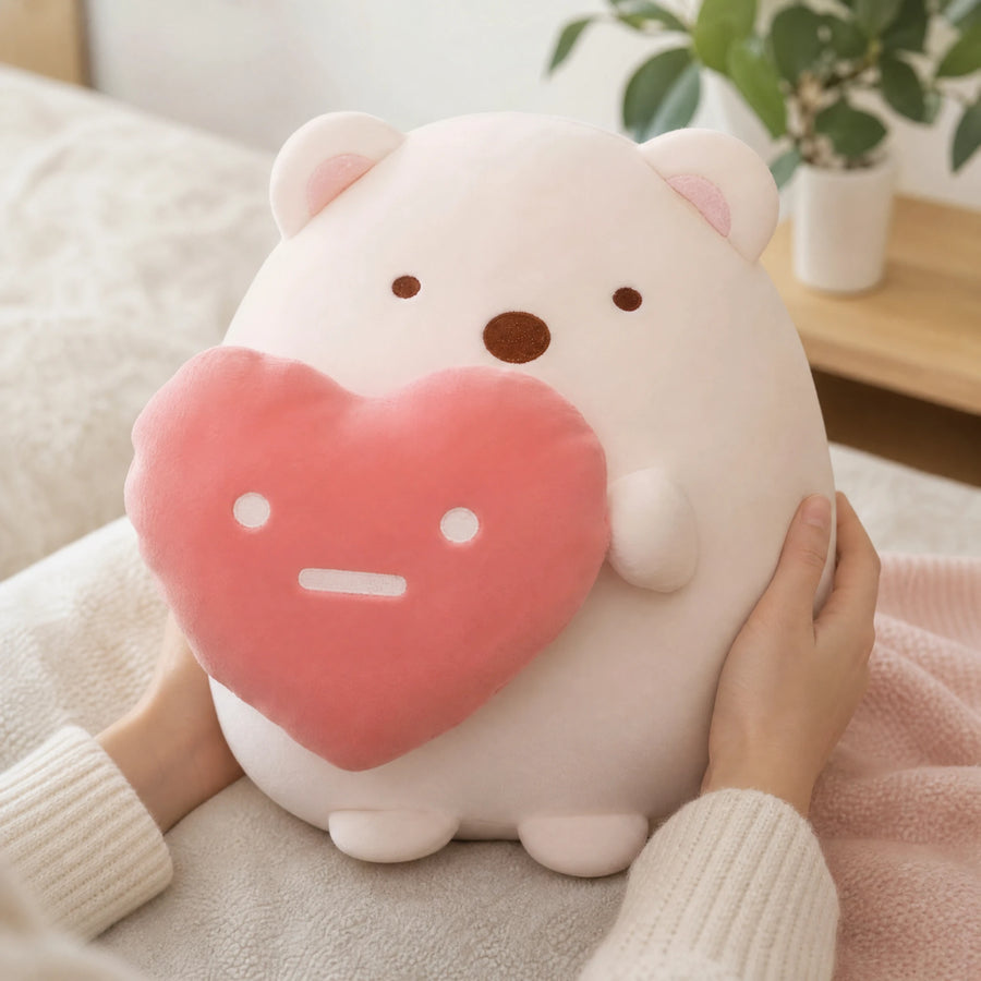 Teddy Bear Plush Holding Pink Heart - Utilisation du produit