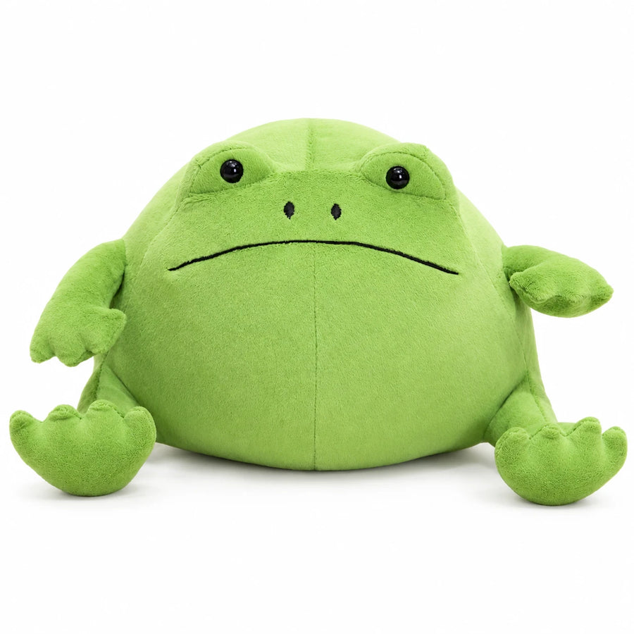 Toad Plush - Round Bean-Shaped Huggable Stuffed Animal - 8in / 20cm · 12in / 30cm · 20in / 50cm